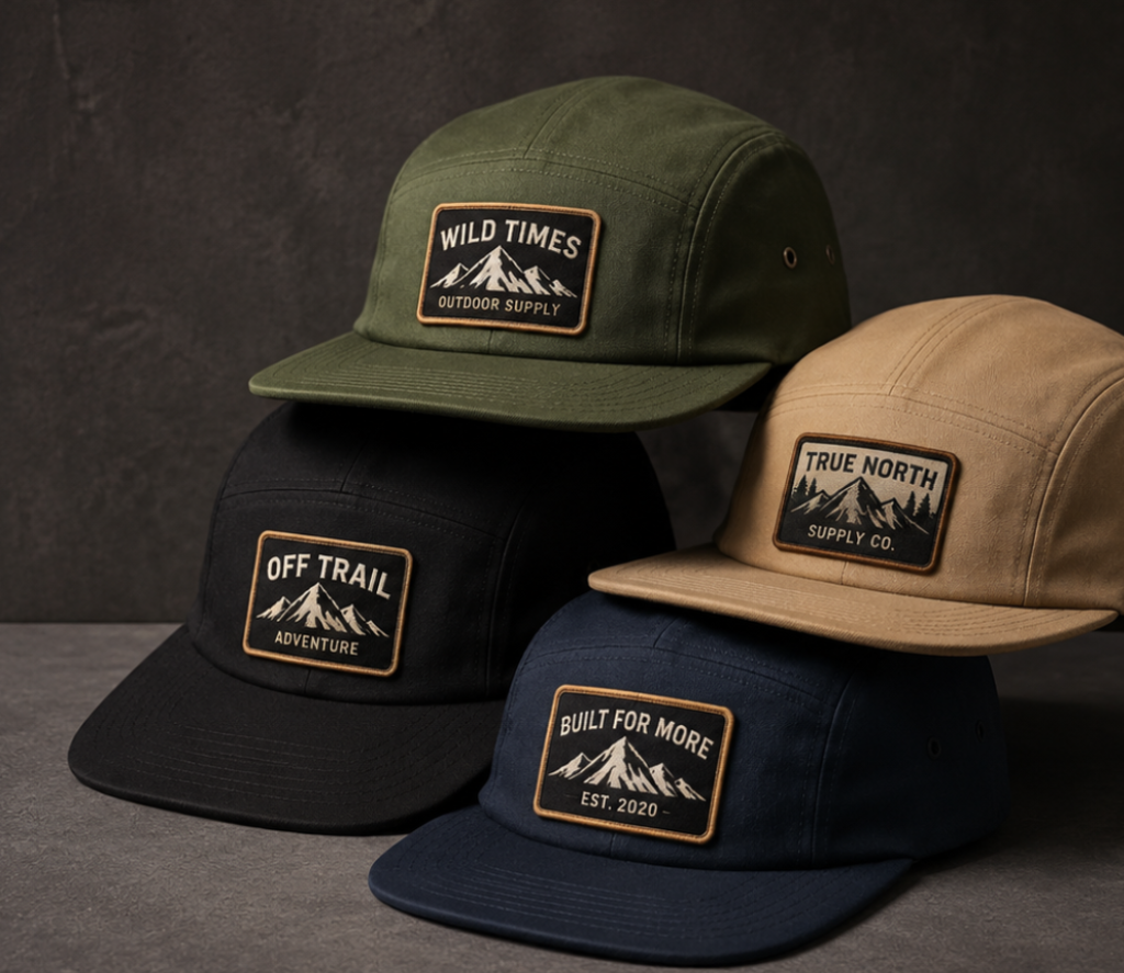 5 panel caps