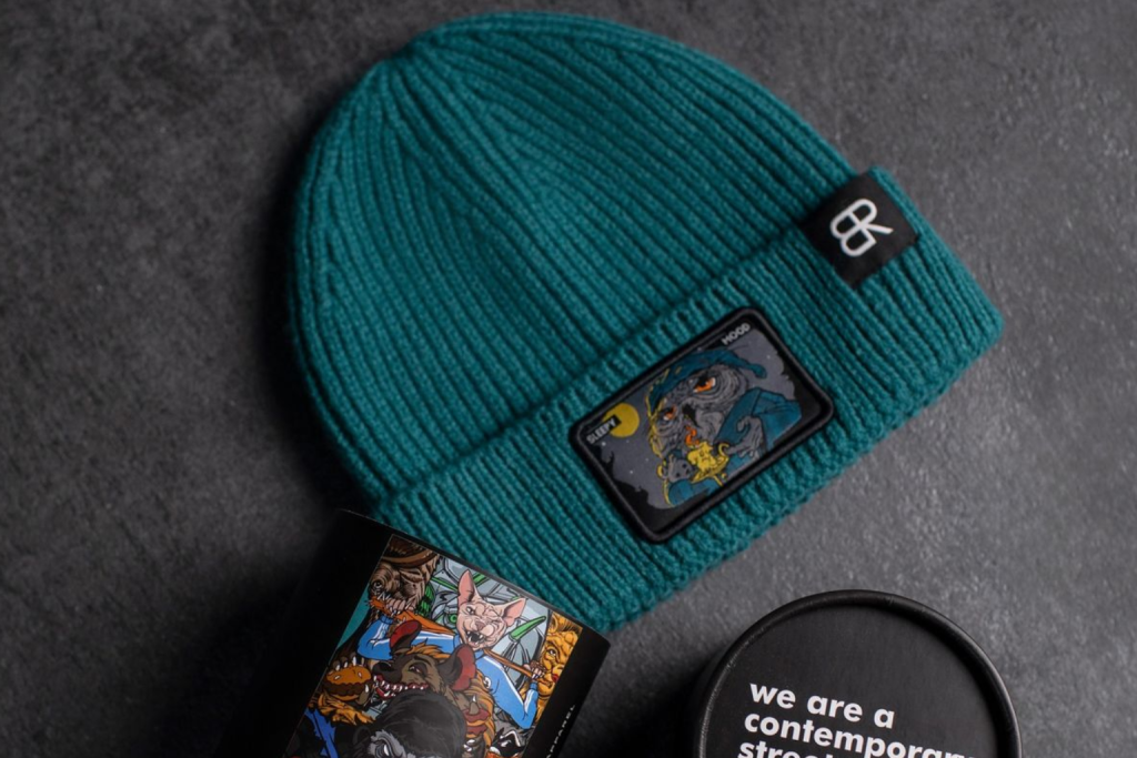 custom beanie banner