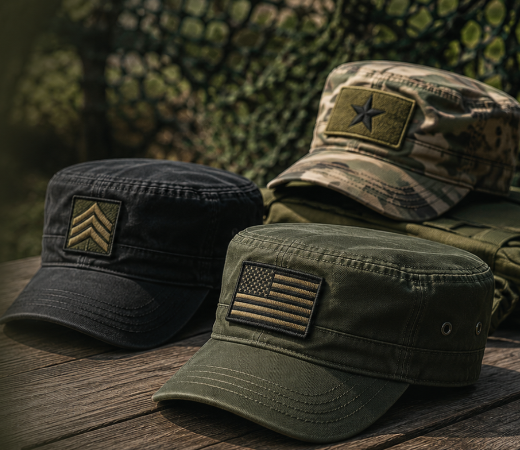 military caps