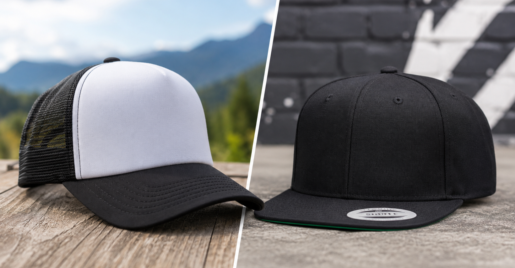 Trucker Caps vs Snapback Caps