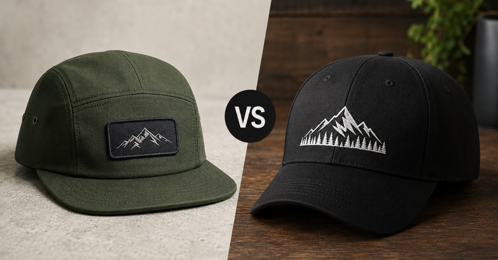 5 Panel Caps vs 6 Panel Caps
