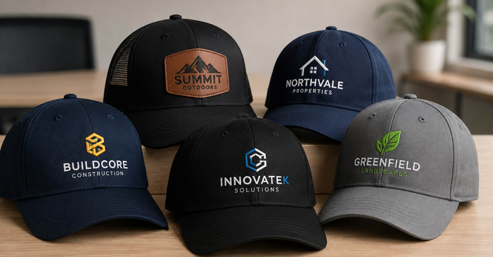 Custom Corporate Caps