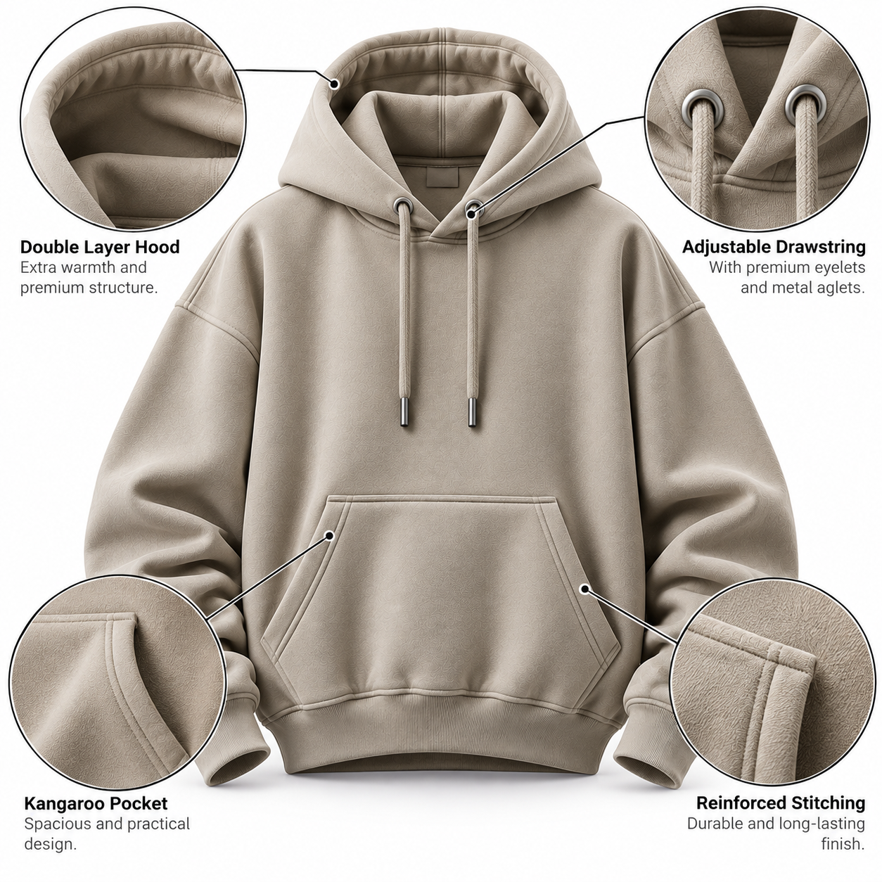 Hood & Pocket Details hoodies