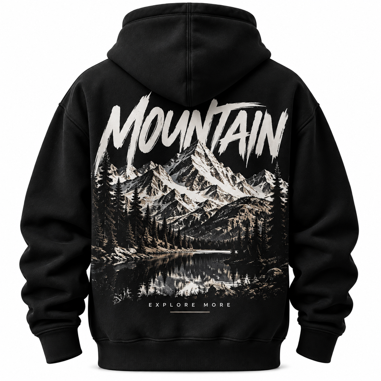 Hoodie Full Back Printing